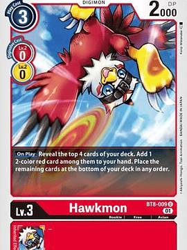 BT8-009 U Hawkmon 
