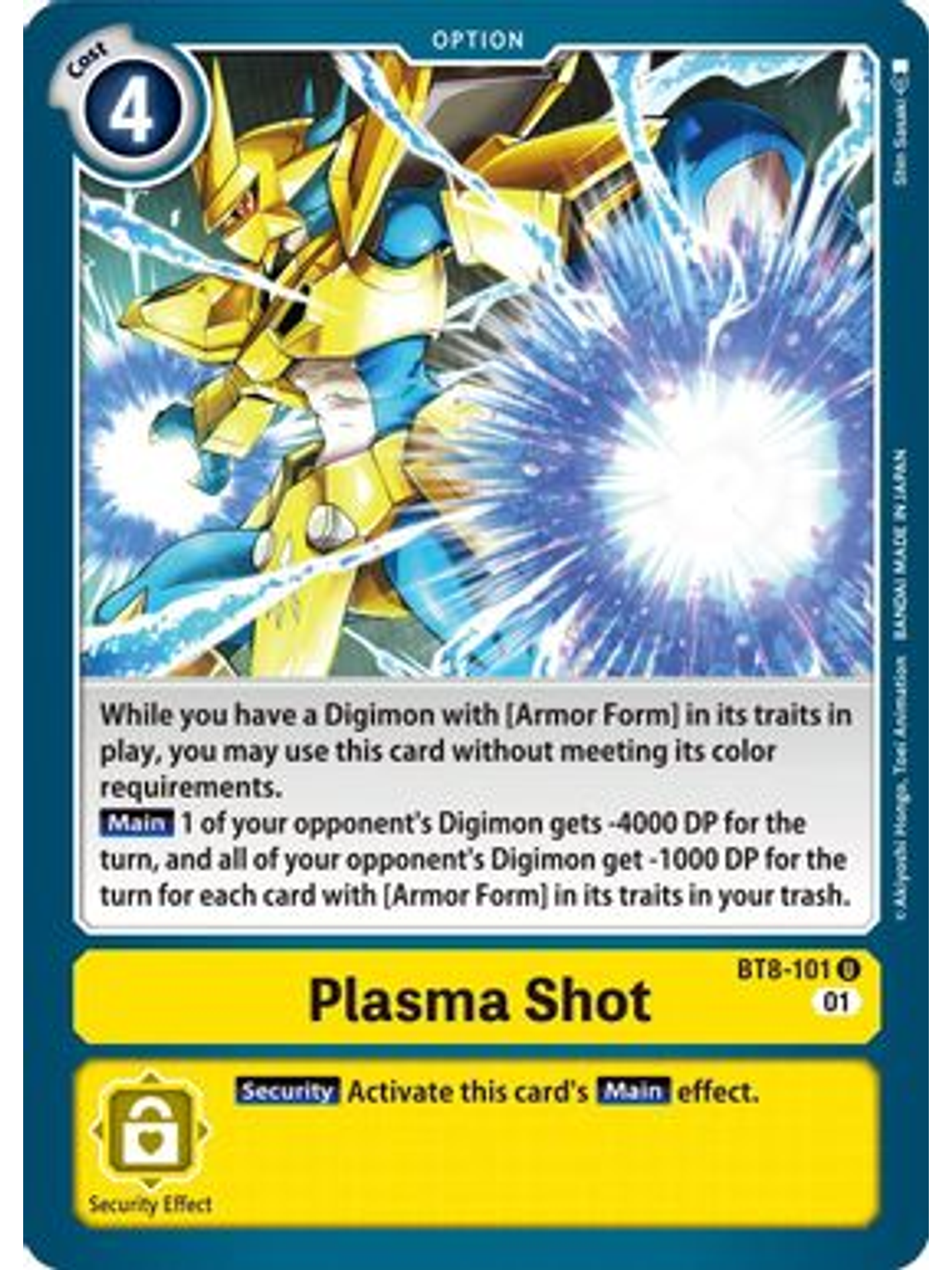 BT8-101 U Plasma Shot  1