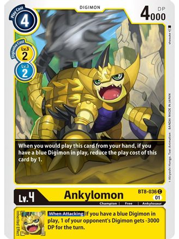 BT8-036 C Ankylomon  1