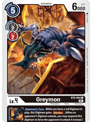 BT8-064 C Greymon 