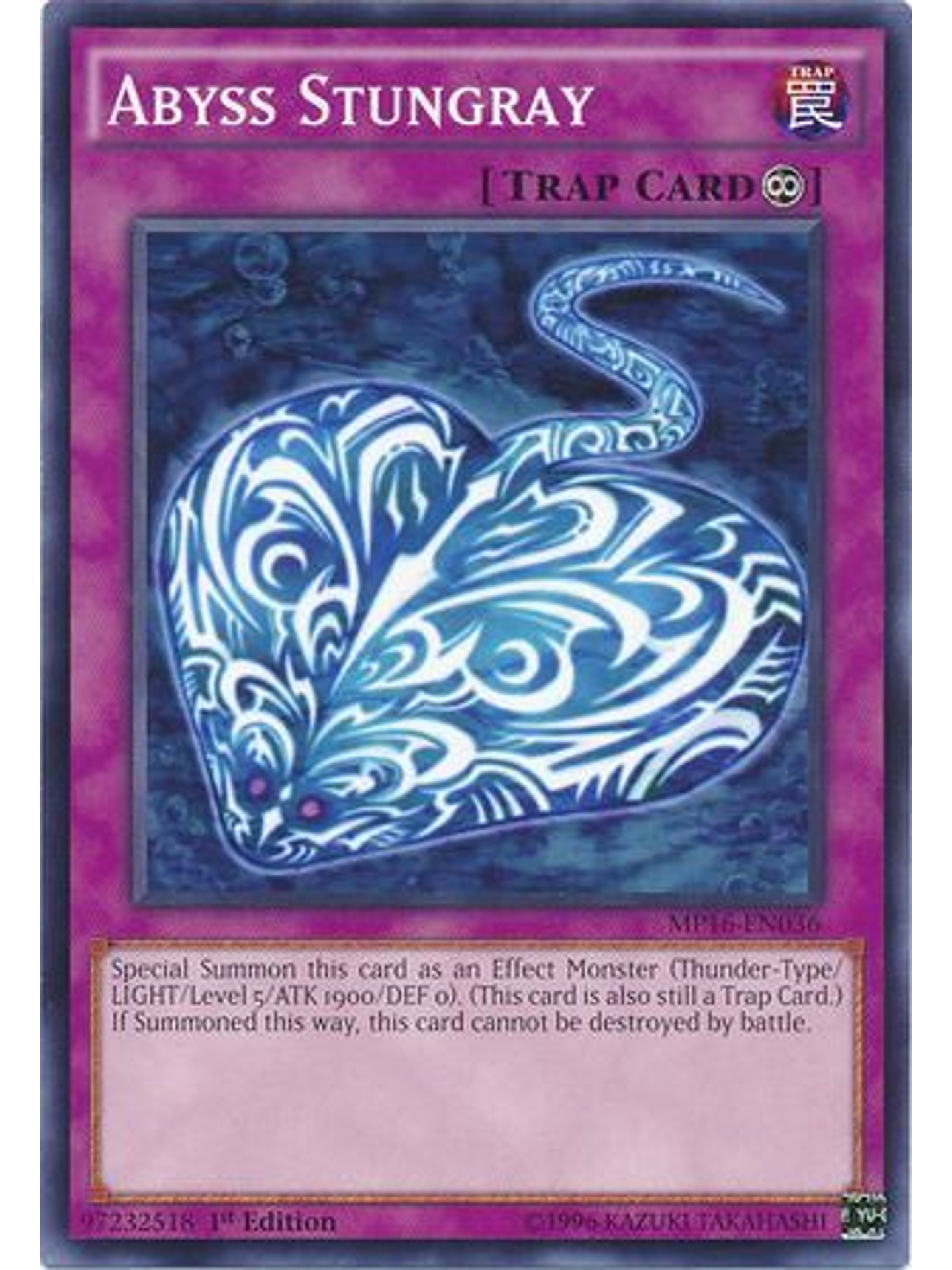 Abyss Stungray - MP16-EN036 - Common 1st Edition 1