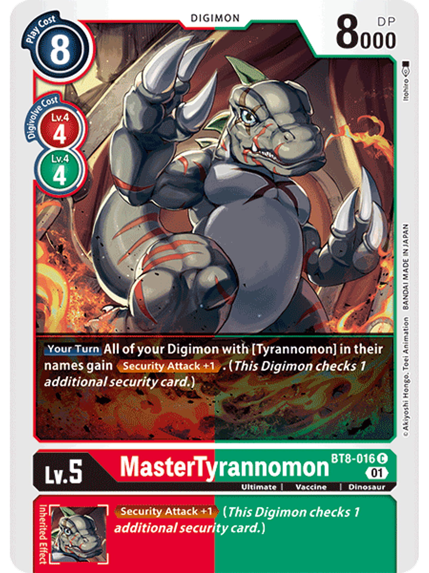 BT8-016 C MasterTyrannomon  1