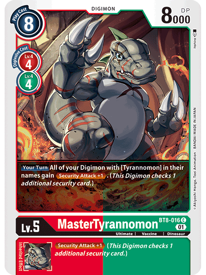 BT8-016 C MasterTyrannomon  1