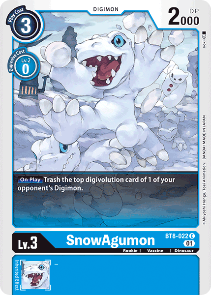 BT8-022 C SnowAgumon 