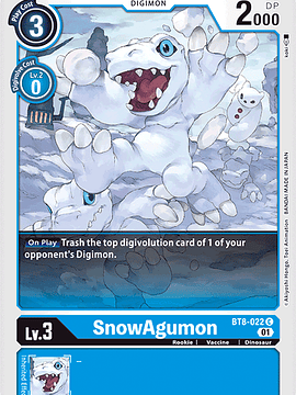 BT8-022 C SnowAgumon 