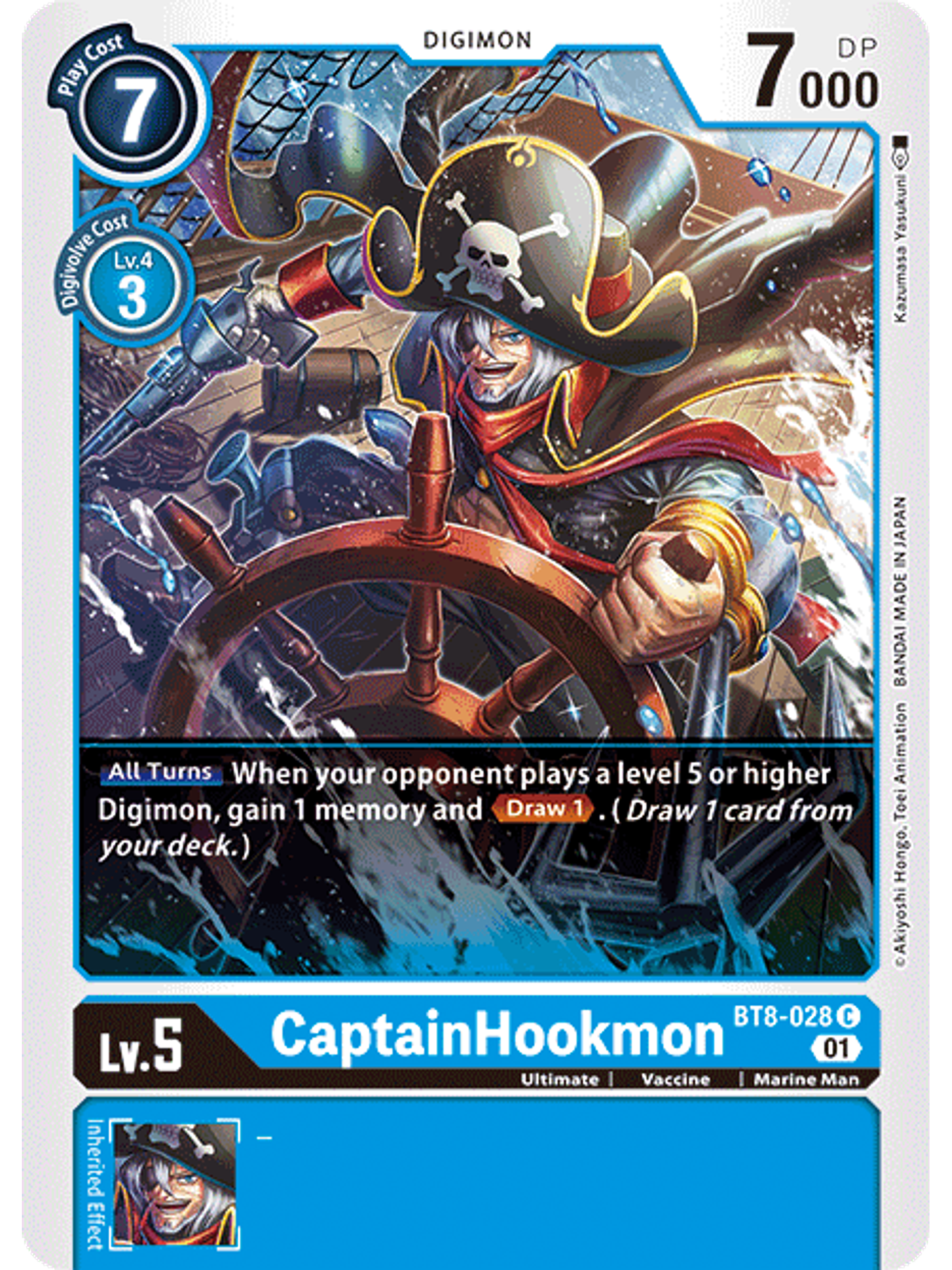 BT8-028 C CaptainHookmon  1