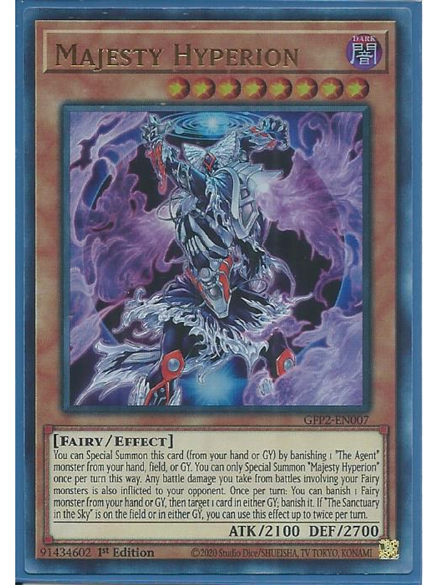 Majesty Hyperion - GFP2-EN007 - Ultra Rare 1st Edition 1
