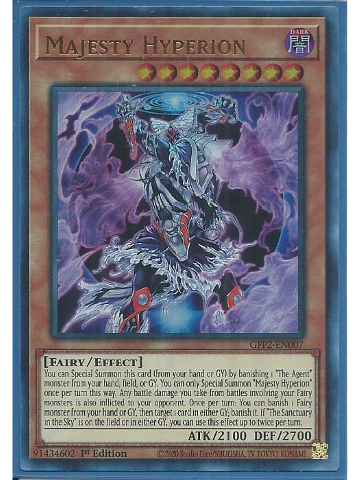Majesty Hyperion - GFP2-EN007 - Ultra Rare 1st Edition 1