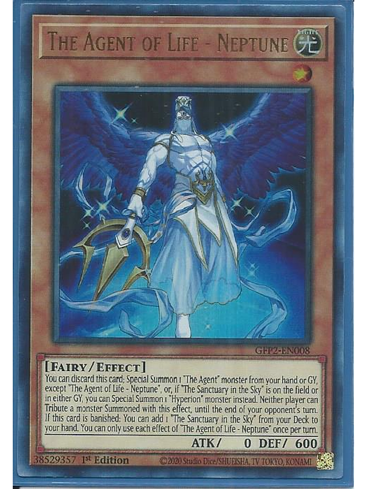 The Agent of Life - Neptune - GFP2-EN008 - Ultra Rare 1st Edition 1