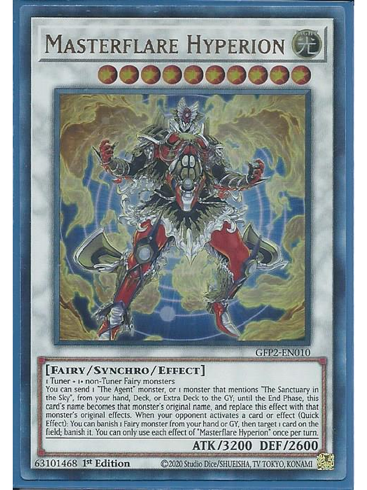 Masterflare Hyperion - GFP2-EN010 - Ultra Rare 1st Edition 1