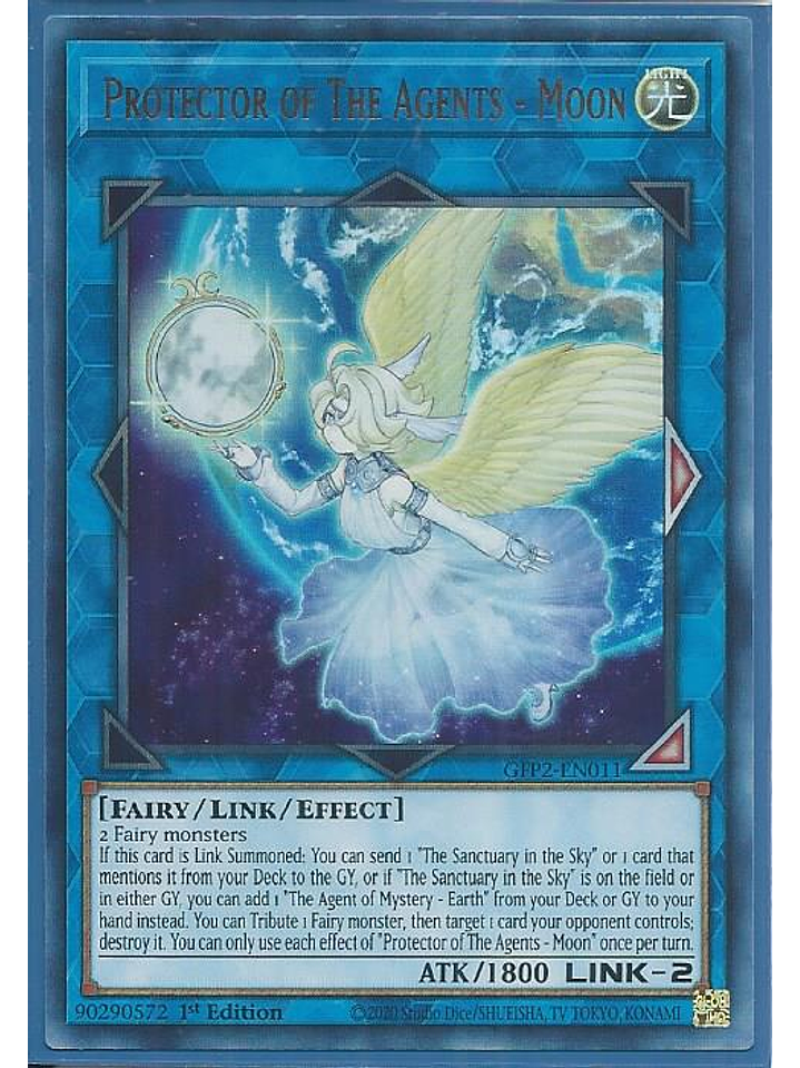 Protector of The Agents - Moon - GFP2-EN011 - Ultra Rare 1st Edition 1