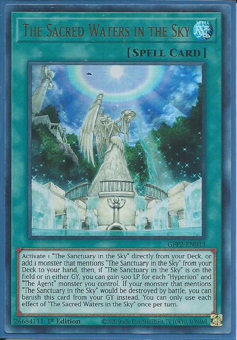 The Sacred Waters in the Sky - GFP2-EN013 - Ultra Rare 1st Edition