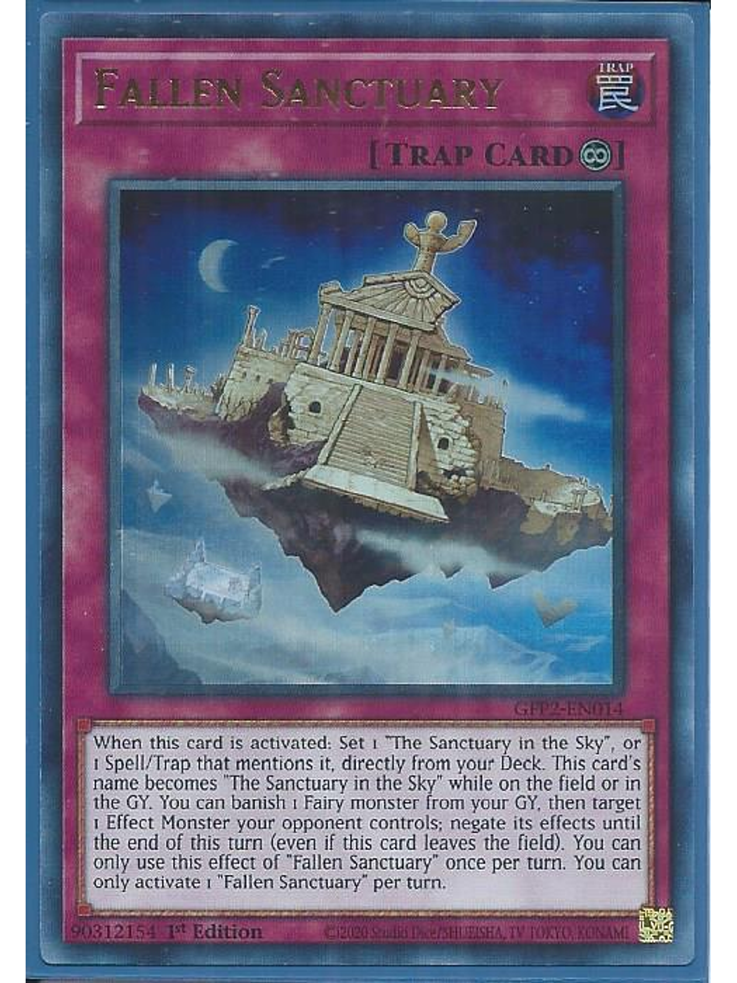 Fallen Sanctuary - GFP2-EN014 - Ultra Rare 1st Edition 1