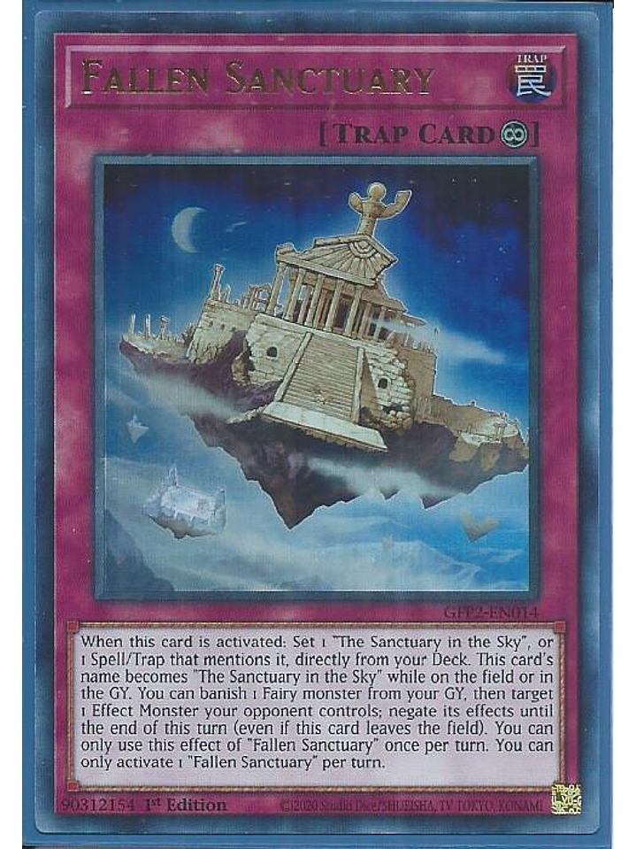 Fallen Sanctuary - GFP2-EN014 - Ultra Rare 1st Edition 1