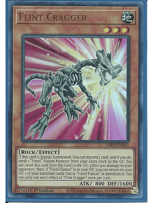 Flint Cragger - GFP2-EN015 - Ultra Rare 1st Edition