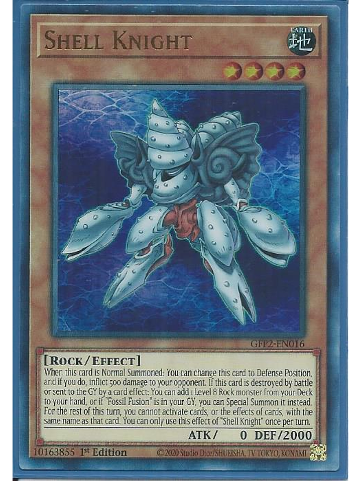 Shell Knight - GFP2-EN016 - Ultra Rare 1st Edition 1