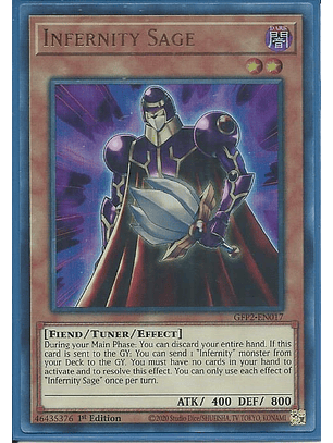 Infernity Sage - GFP2-EN017 - Ultra Rare 1st Edition