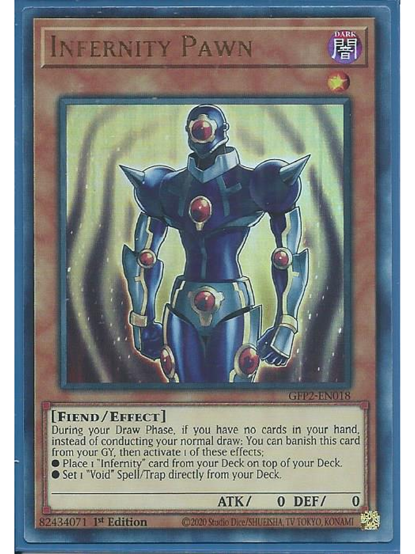 Infernity Pawn - GFP2-EN018 - Ultra Rare 1st Edition 1