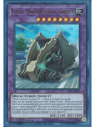 Fossil Machine Skull Convoy - GFP2-EN019 - Ultra Rare 1st Edition