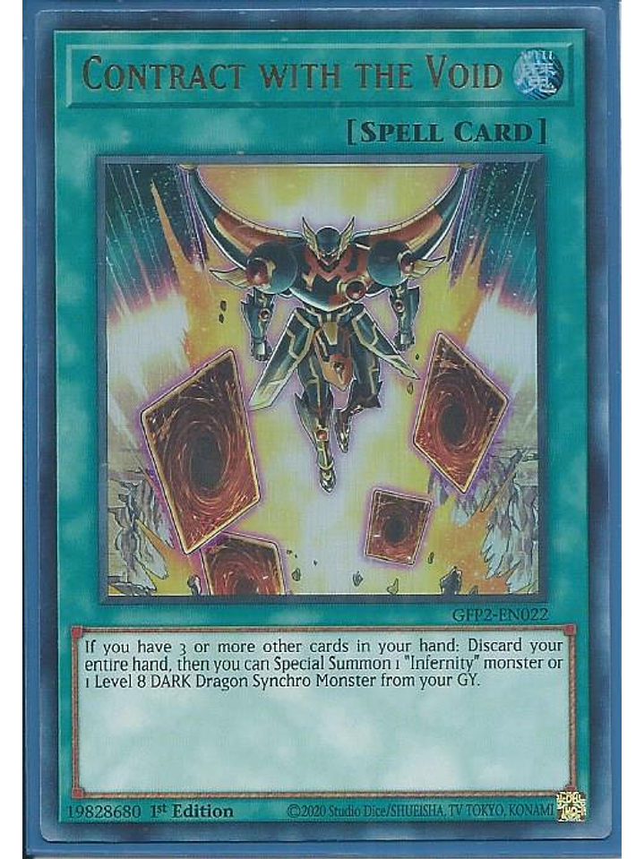 Contract with the Void - GFP2-EN022 - Ultra Rare 1st Edition 1