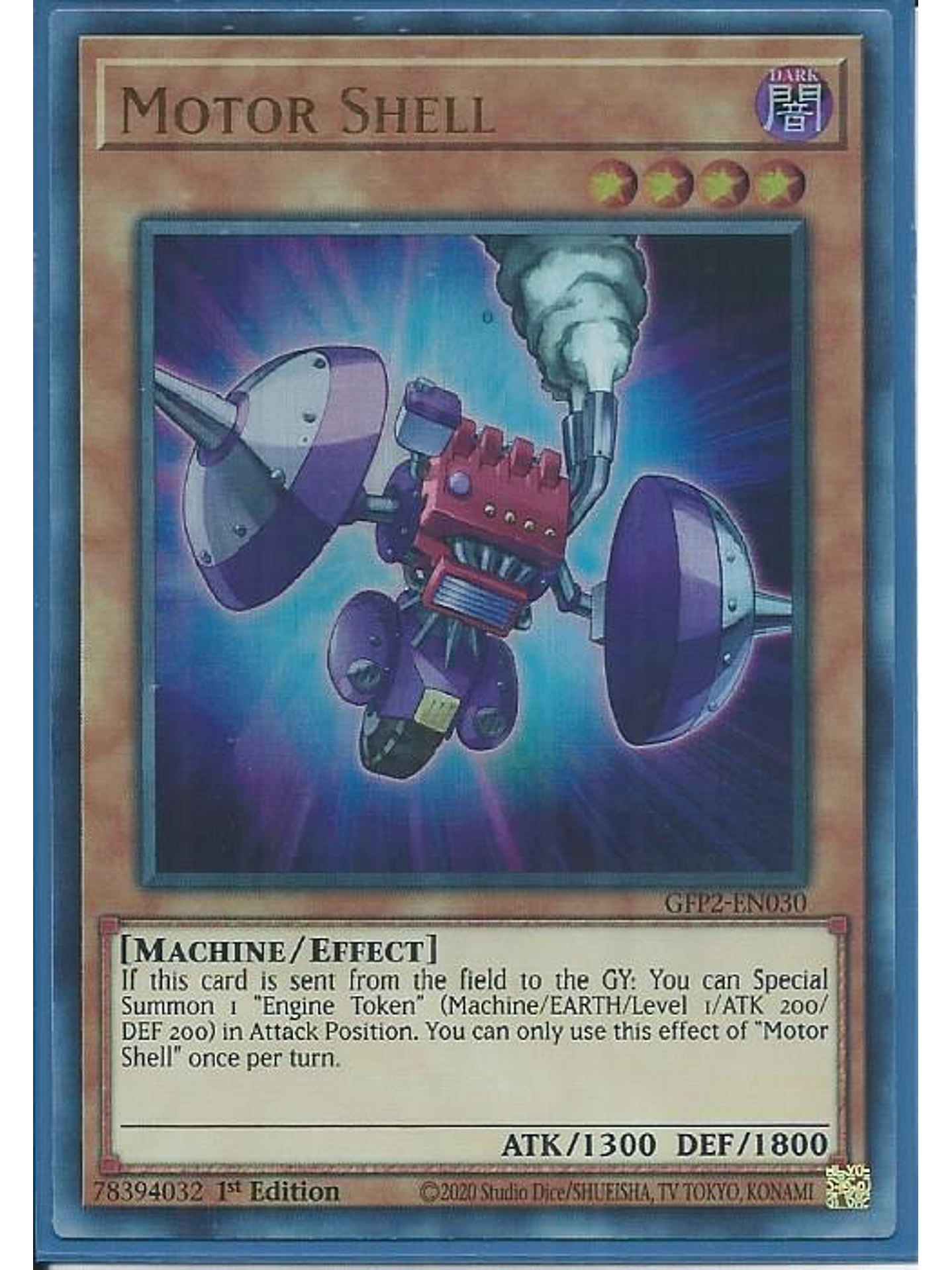 Motor Shell - GFP2-EN030 - Ultra Rare 1st Edition 1