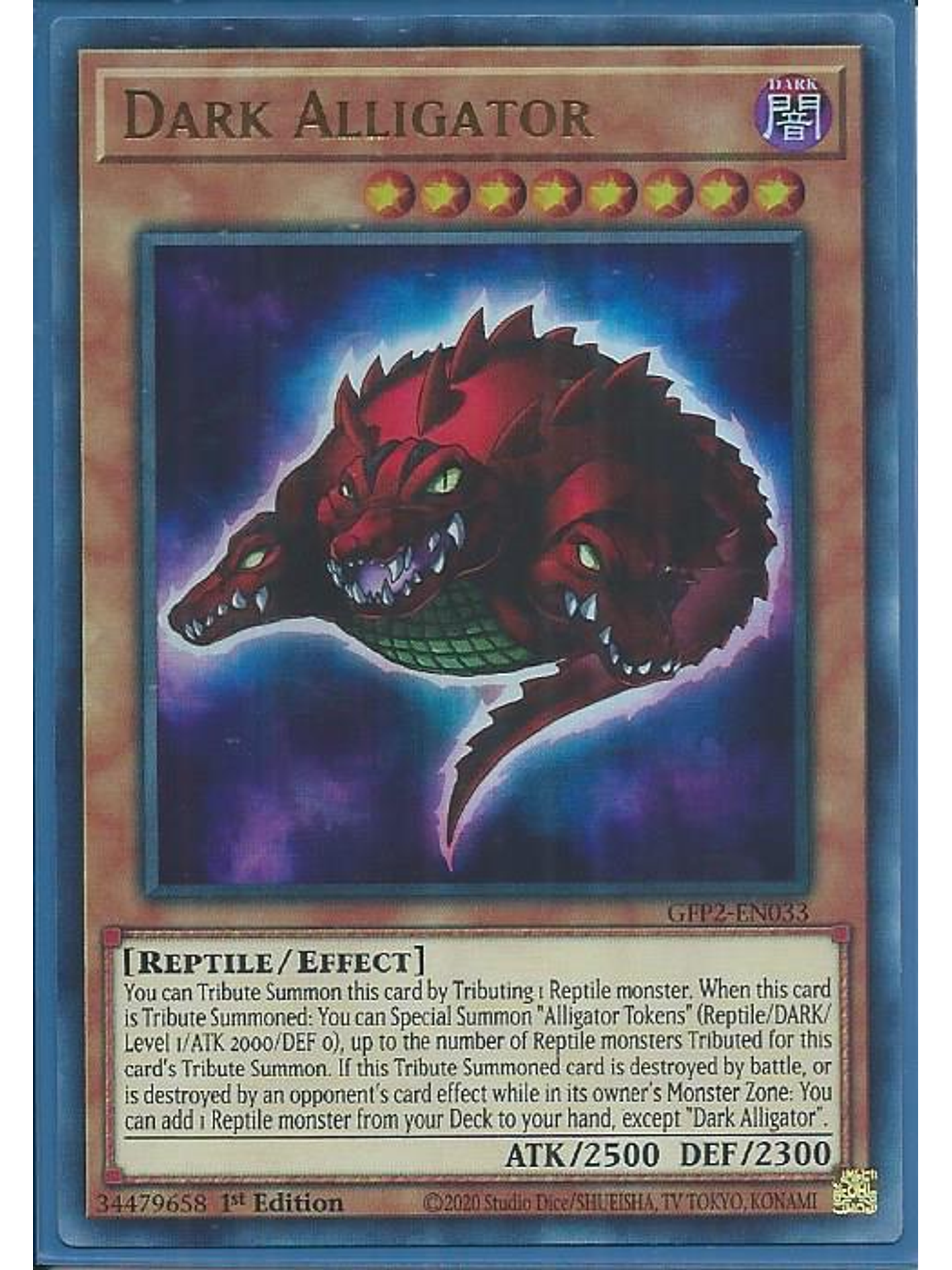 Dark Alligator - GFP2-EN033 - Ultra Rare 1st Edition 1
