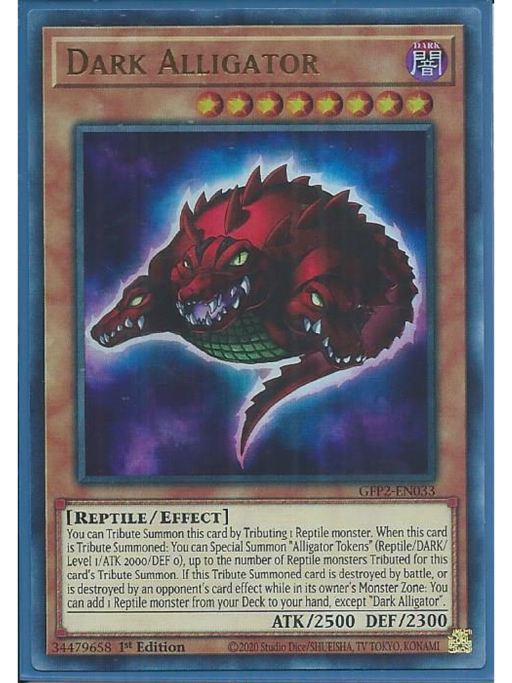 Dark Alligator - GFP2-EN033 - Ultra Rare 1st Edition 1