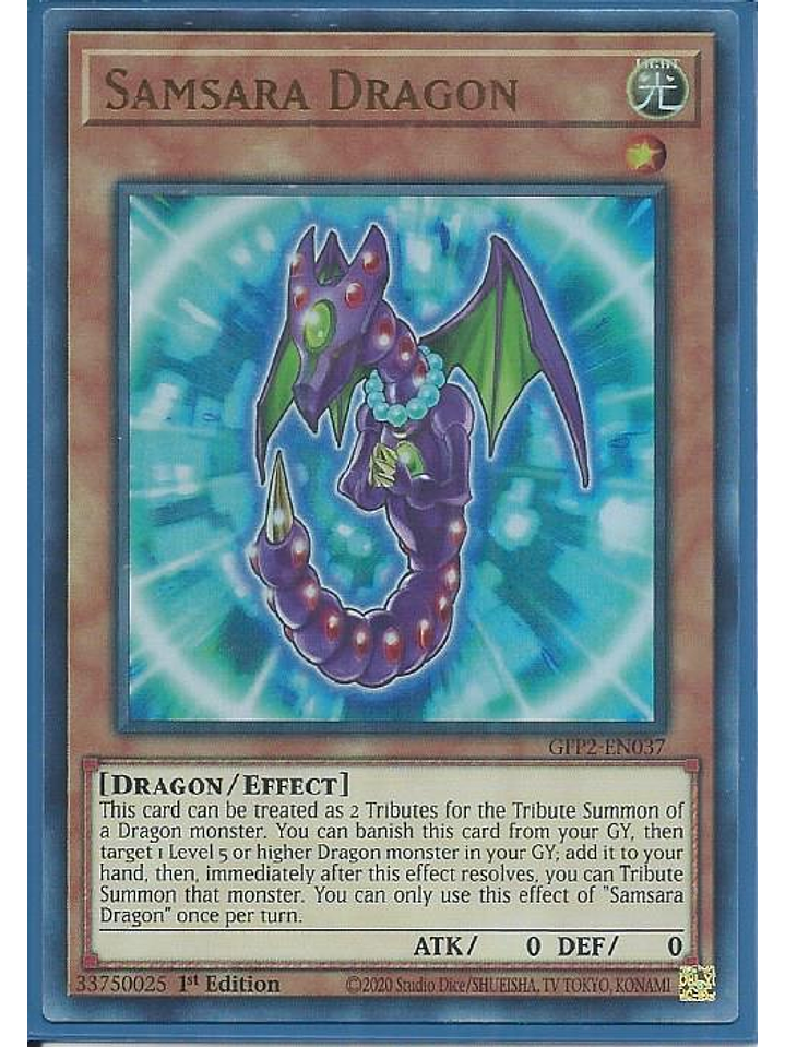 Samsara Dragon - GFP2-EN037 - Ultra Rare 1st Edition 1
