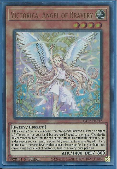 Victorica, Angel of Bravery - GFP2-EN042 - Ultra Rare 1st Edition