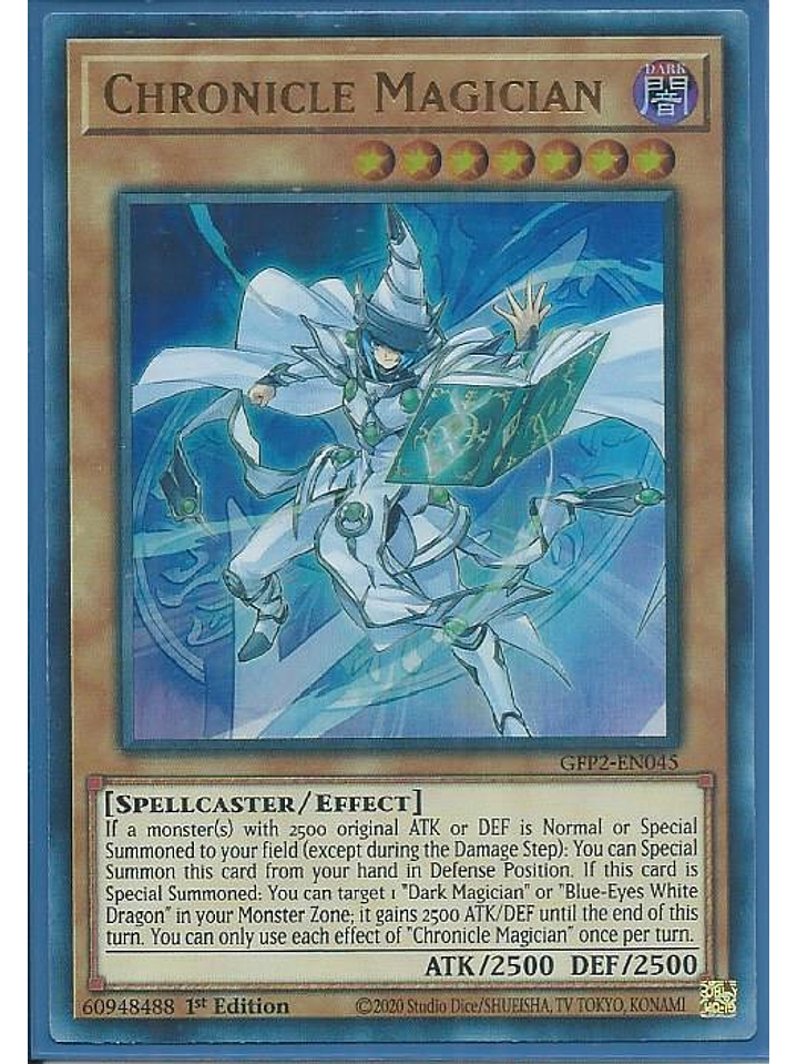 Chronicle Magician - GFP2-EN045 - Ultra Rare 1st Edition 1