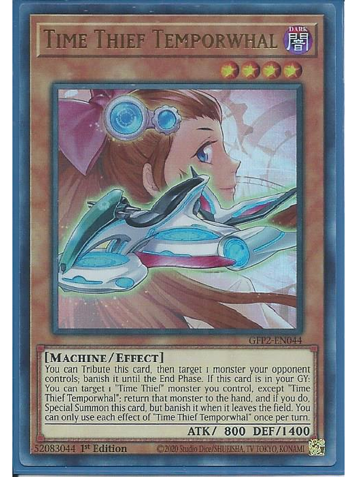 Time Thief Temporwhal - GFP2-EN044 - Ultra Rare 1st Edition 1