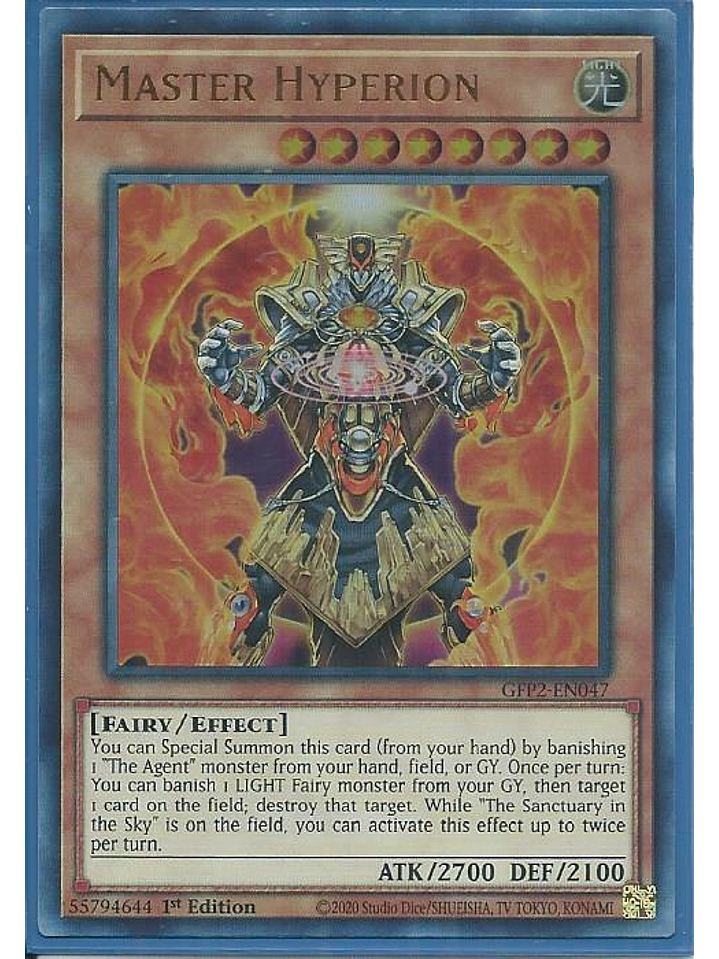 Master Hyperion - GFP2-EN047 - Ultra Rare 1st Edition 1