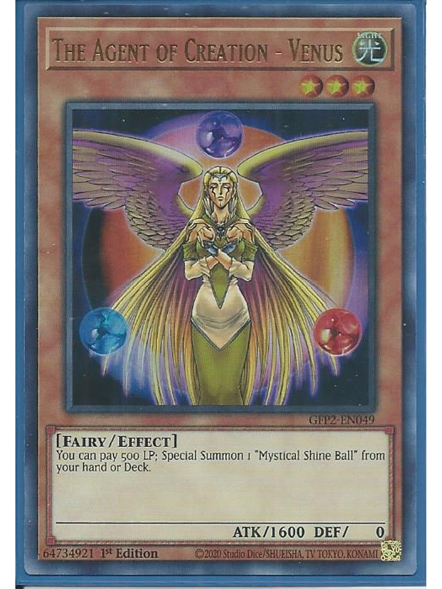 The Agent of Creation - Venus - GFP2-EN049 - Ultra Rare 1st Edition 1