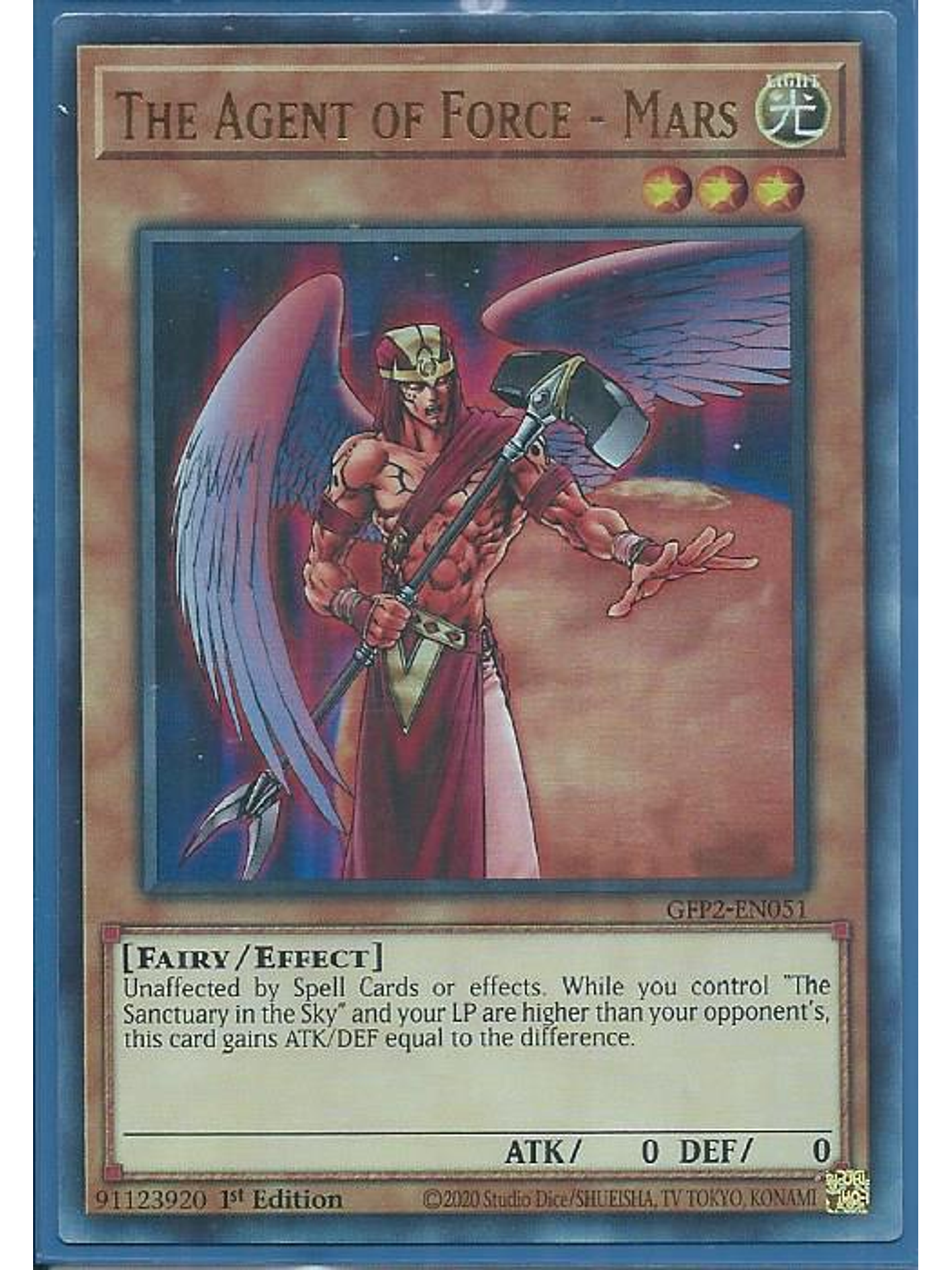 The Agent of Force - Mars - GFP2-EN051 - Ultra Rare 1st Edition 1