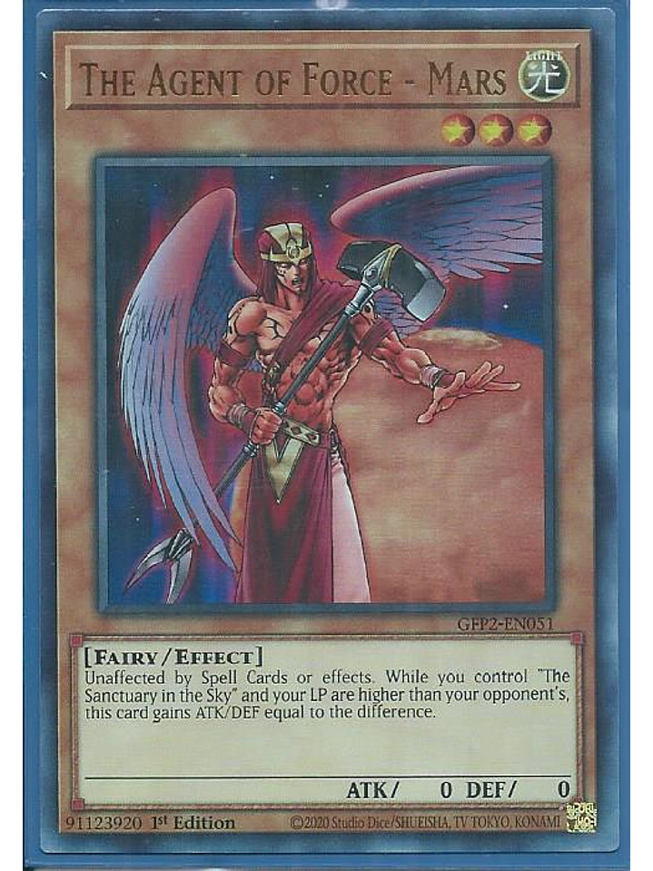 The Agent of Force - Mars - GFP2-EN051 - Ultra Rare 1st Edition 1
