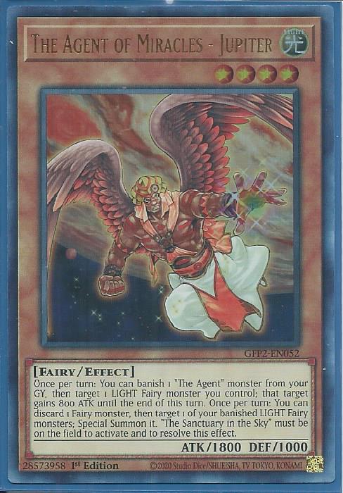 The Agent of Miracles - Jupiter - GFP2-EN052 - Ultra Rare 1st Edition