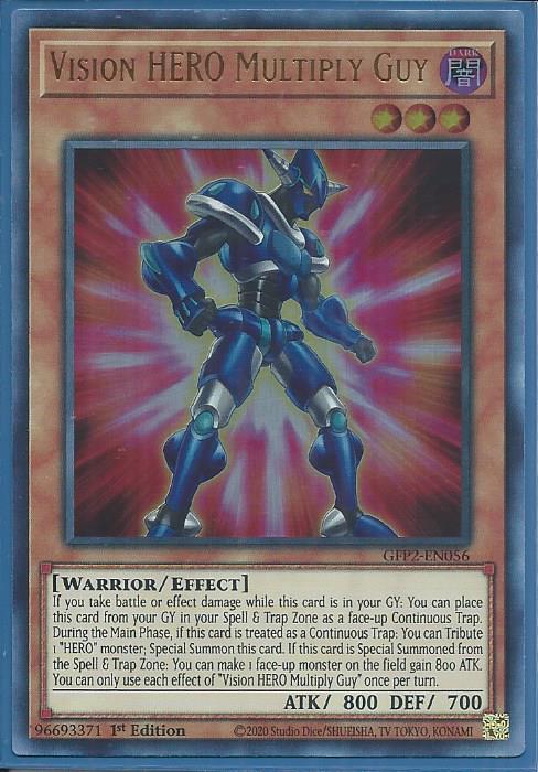 Vision HERO Multiply Guy - GFP2-EN056 - Ultra Rare 1st Edition