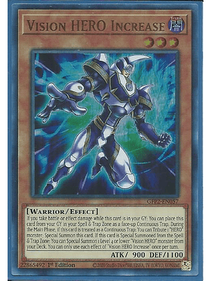 Vision HERO Increase - GFP2-EN057 - Ultra Rare 1st Edition