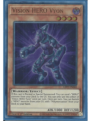 Vision HERO Vyon - GFP2-EN060 - Ultra Rare 1st Edition