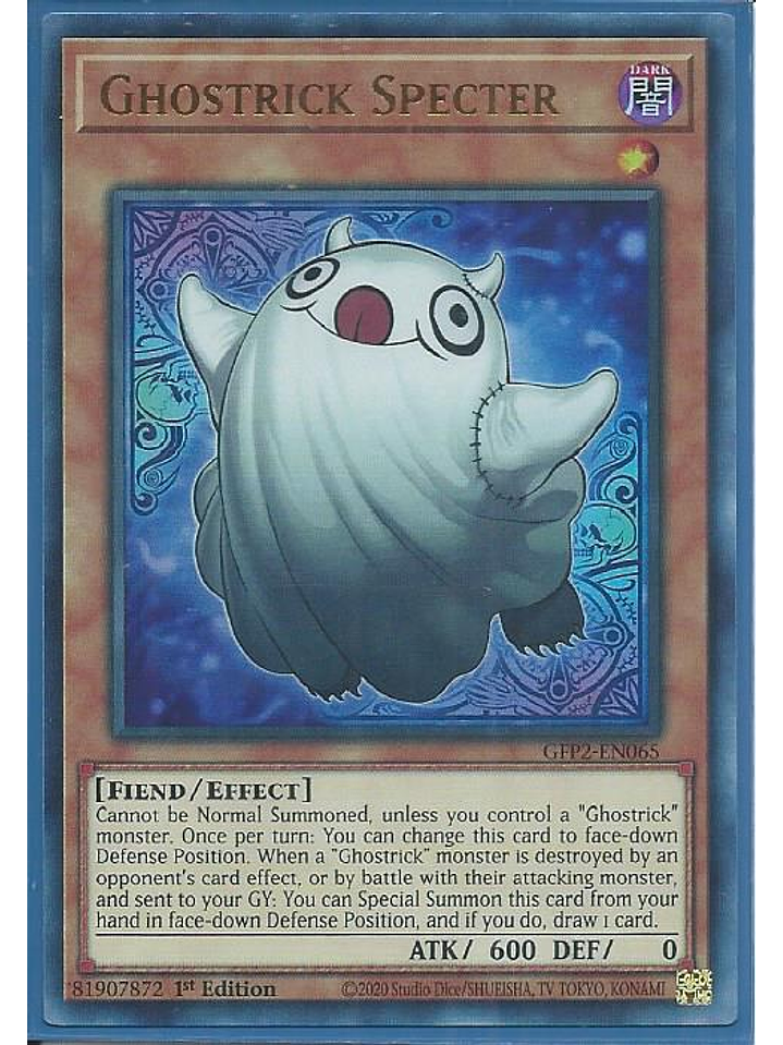 Ghostrick Specter - GFP2-EN065 - Ultra Rare 1st Edition 1