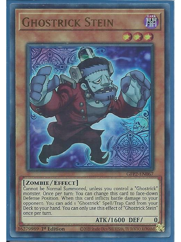 Ghostrick Stein - GFP2-EN067 - Ultra Rare 1st Edition 1