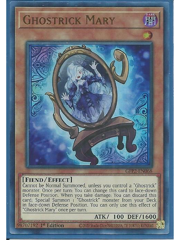 Ghostrick Mary - GFP2-EN068 - Ultra Rare 1st Edition 1
