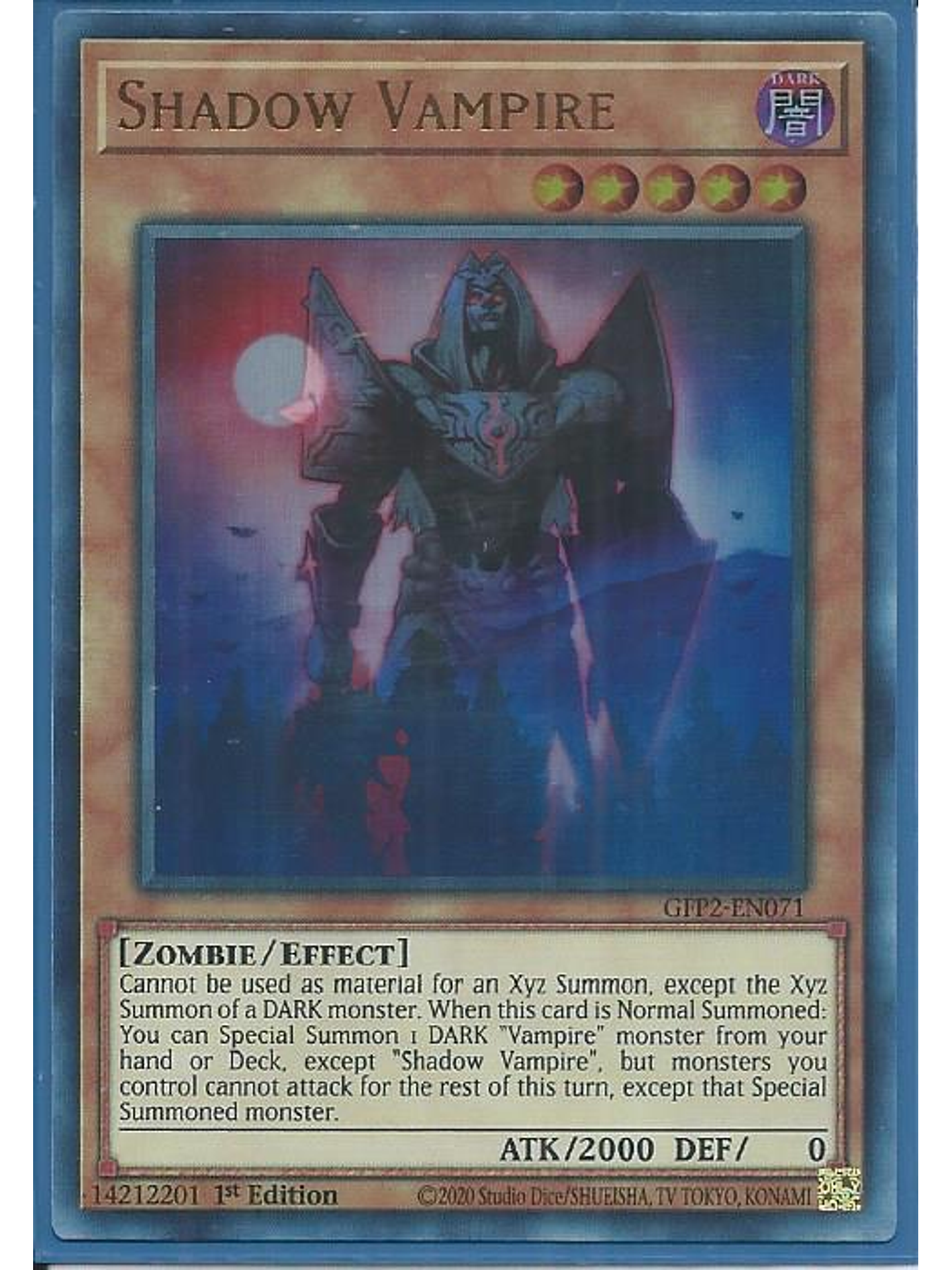 Shadow Vampire - GFP2-EN071 - Ultra Rare 1st Edition 1