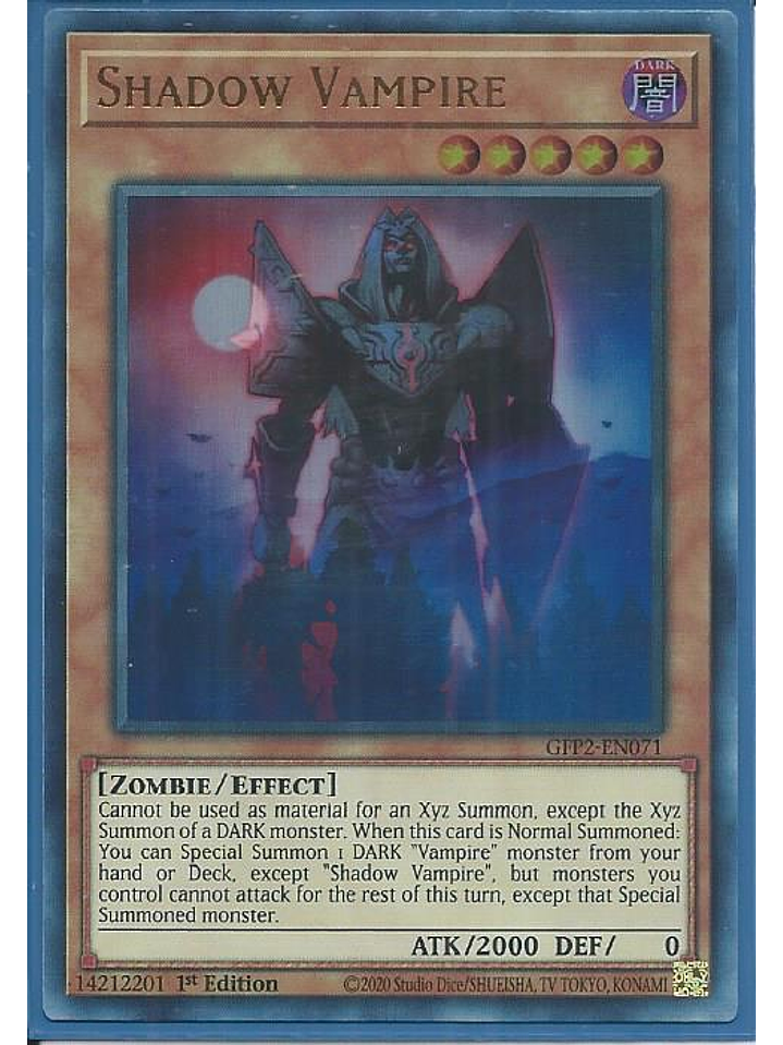 Shadow Vampire - GFP2-EN071 - Ultra Rare 1st Edition 1