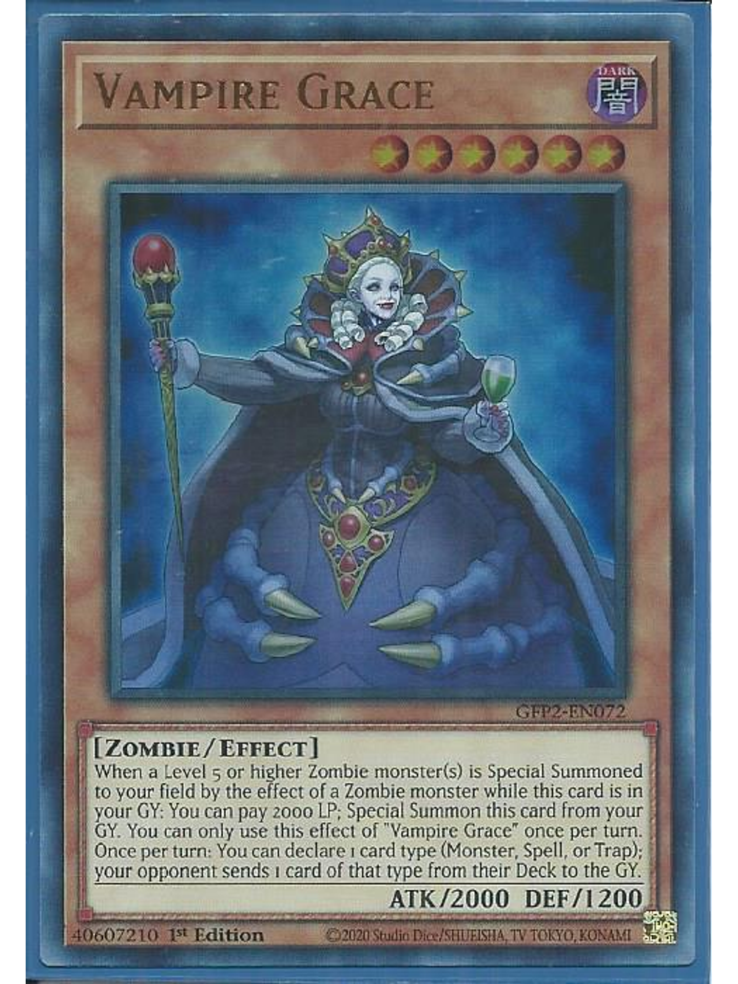 Vampire Grace - GFP2-EN072 - Ultra Rare 1st Edition 1