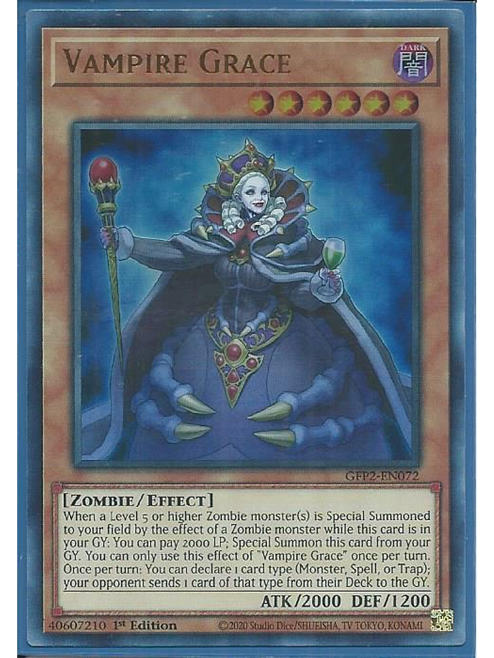 Vampire Grace - GFP2-EN072 - Ultra Rare 1st Edition 1