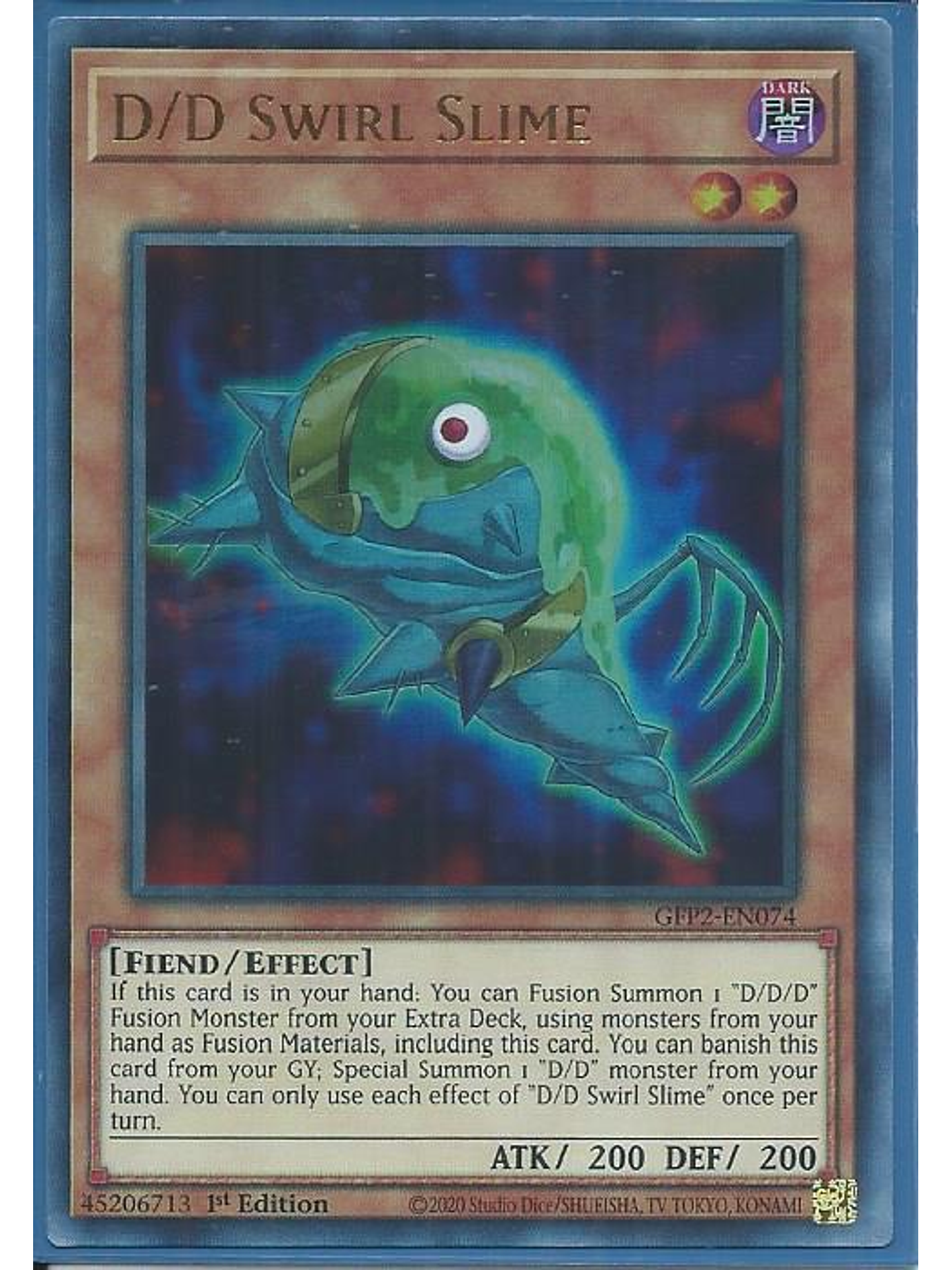 D/D Swirl Slime - GFP2-EN074 - Ultra Rare 1st Edition 1