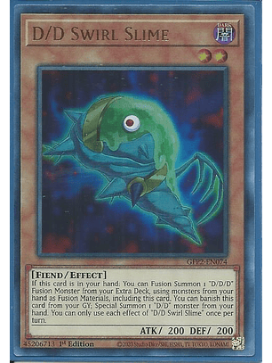 D/D Swirl Slime - GFP2-EN074 - Ultra Rare 1st Edition