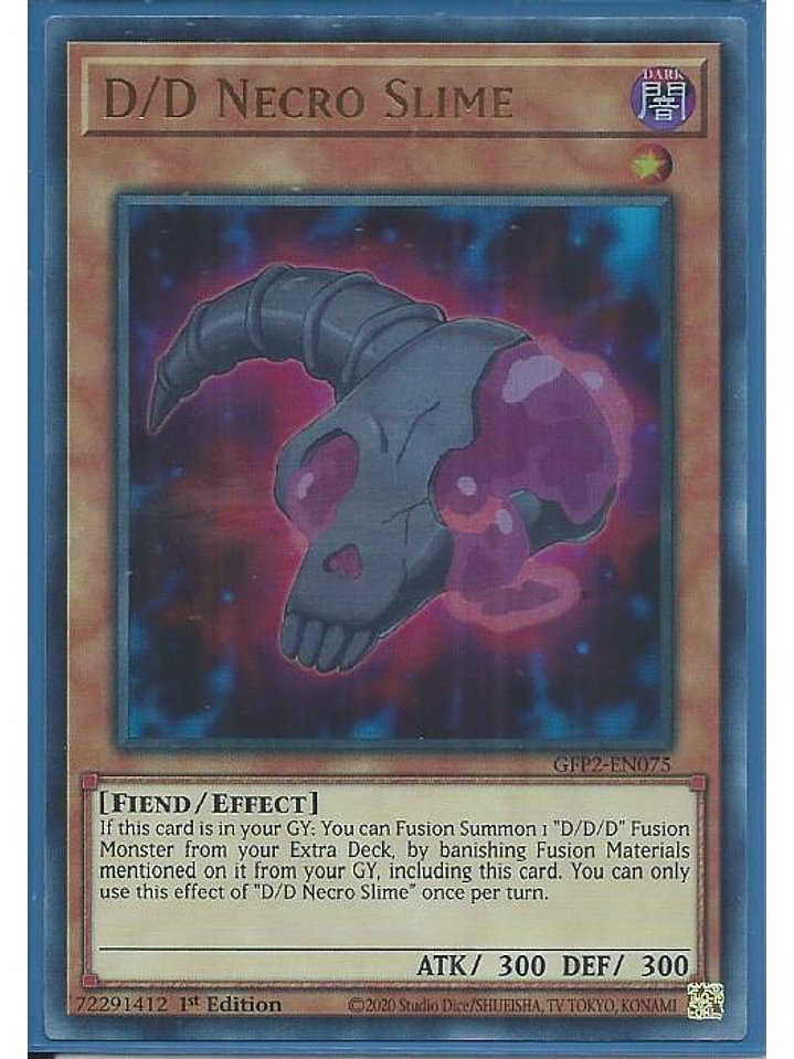 D/D Necro Slime - GFP2-EN075 - Ultra Rare 1st Edition 1