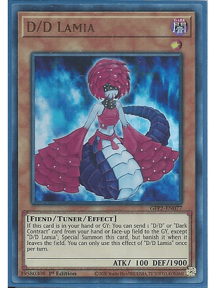 D/D Lamia - GFP2-EN077 - Ultra Rare 1st Edition